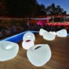 "Gumball" poltrona luminosa in polietilene_Arredo outdoor_R.G.Manifatture