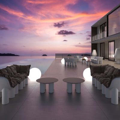 Set arredo in polietilene Atene