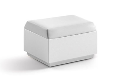 Pouf Big Cut modulare di Plust in polietilene con cuscino