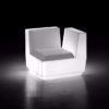Poltrona angolare Big Cut arredo in plastica rigida