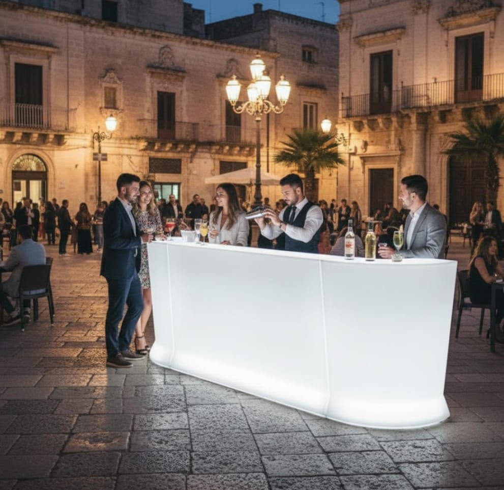 Bancone Bar modulare per esterni Marvy Bancone Bar modulare per esterni portatile e smontabile Marvy
