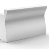 Bancone reception di design illuminabile modulare Bartolomeo