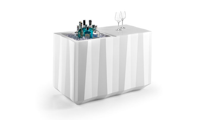 "Frozen" bancone catering_arredo bar in polietilene_R.G.Manifatture