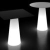Fura tavolo arredo luminoso in polietilene
