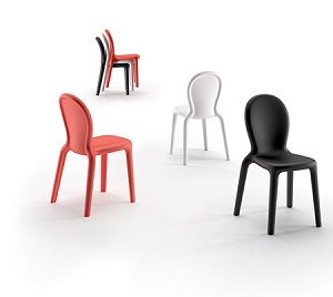 Sedia Chloé_arredo in polietilene_R.G.Manifatture