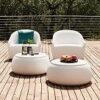 Set divano e poltrona Settembre_arredo in polietilene_indoor e outdoor_R.G.Manifatture