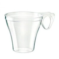 Tazzina monouso trasparente in plastica