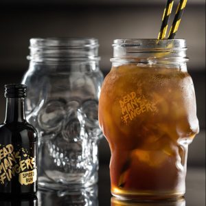Barattolo con teschio tiki