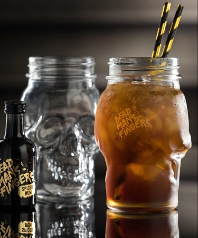 Barattolo con teschio tiki