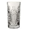 Bicchieri rock in vetro sfaccettato modello tumbler alto