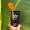 Stirrer in plastica per cocktailย arancione