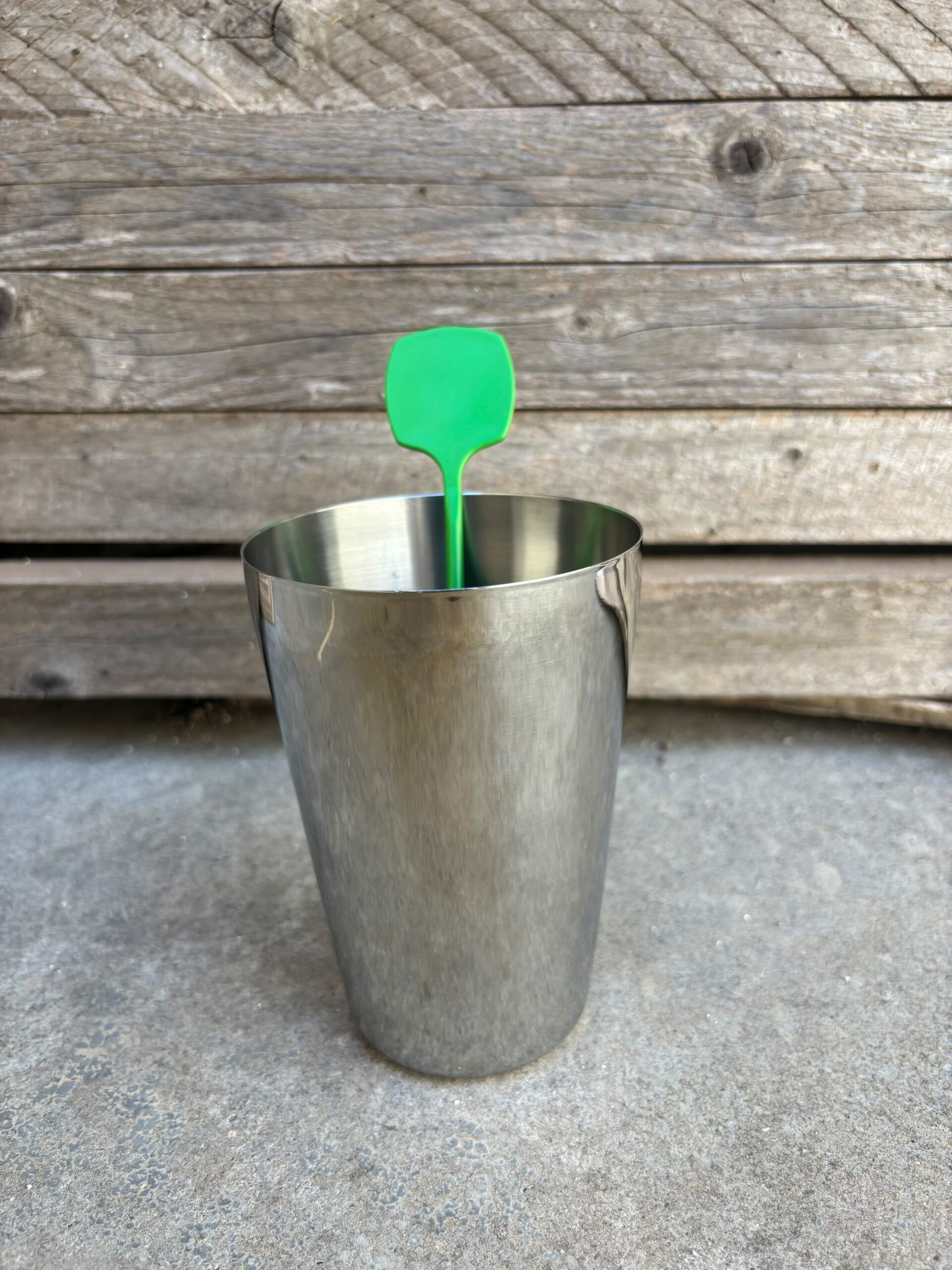 Stirrer in plastica per cocktail verde Agitatore Stirrer in plastica per cocktail verde
