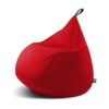 Poltrona di design nella colorazione rossa