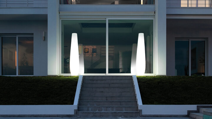 Vaso Nicole luminoso usato di Plust Design
