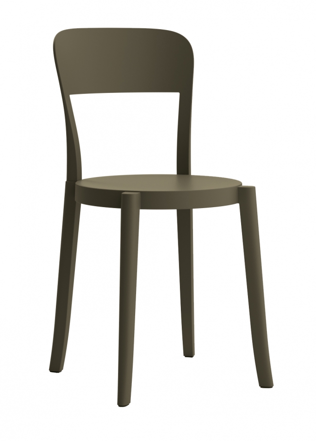 sedie modello Torre per esterni ed interni colore fango