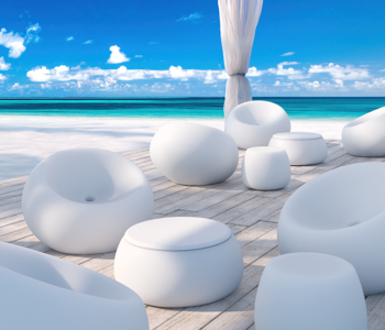 Poltrona usata Boom di Plust, stile comfort e design per ogni ambiente
