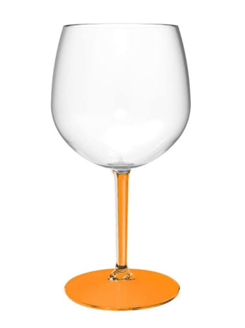 Calice ballon gin e cocktail con gambo colorato infrangibile Bicchieri Ballon Infrangibili colorati