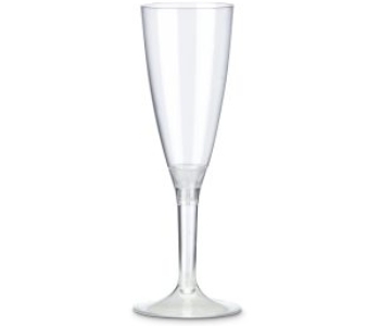 Flute monouso compostabili, brindisi sostenibili con un tocco di eleganza   (400 pz)