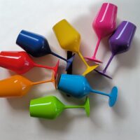 Calici da barca infrangibili colorati personalizzabili con il tuo nome o con il nome della tua barca