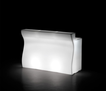 Bancone Bar Reception Desk Usato Luminoso Bartolomeo, Icona di Design che Illumina Ogni Spazio