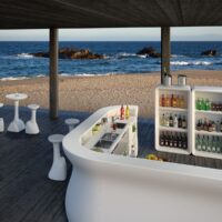 Bancone Bar con Lavandino e Rubinetto