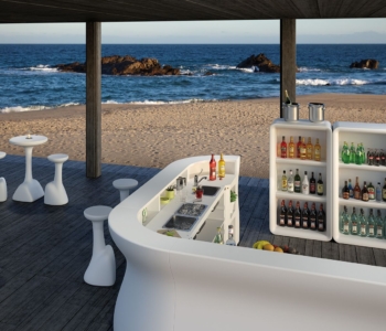 Bancone Bar con Lavandino e Rubinetto Bartolomeo di Plust, La postazione Bar Versatile per Cocktail Perfetti, Ovunque